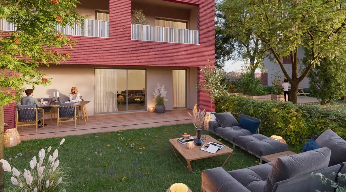 Quai 23 Raynal Vue Jardin