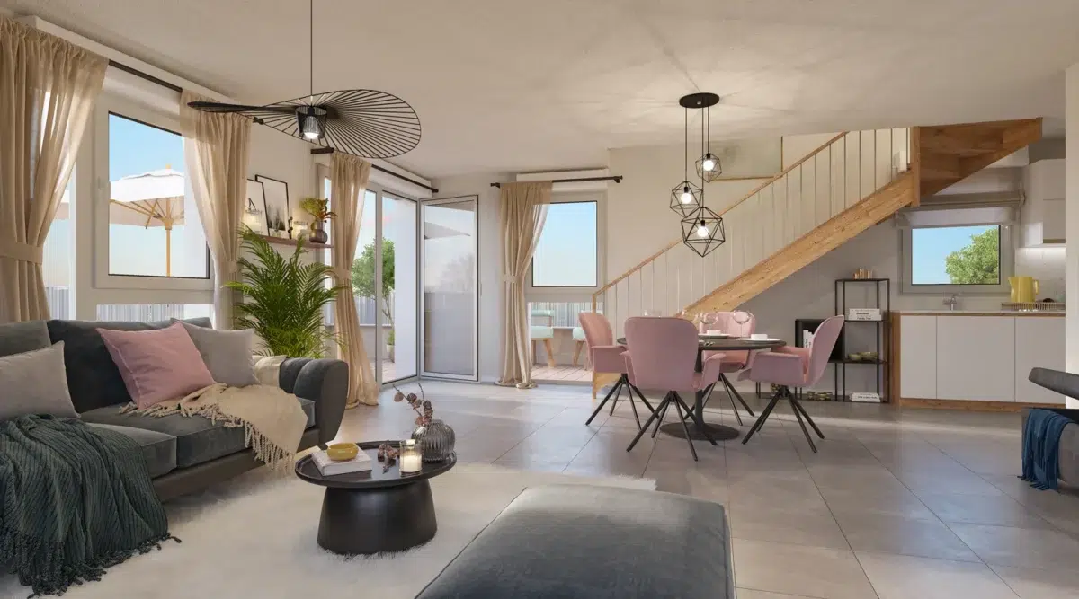 Quai 23 Raynal vue interieur notre maison
